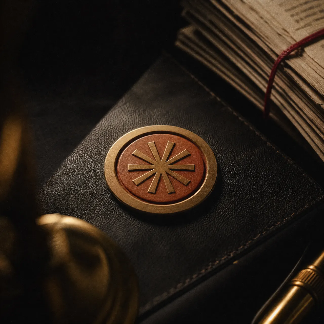 Illustration: the bureau seal for the Anthropic desk.